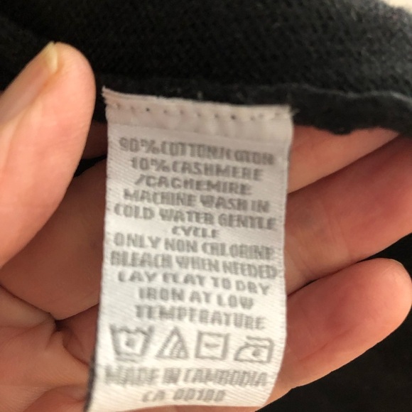 Cashmere Cotton Blend button-up v-neck cardigan - Alfred Sung pure - Picture 10 of 12